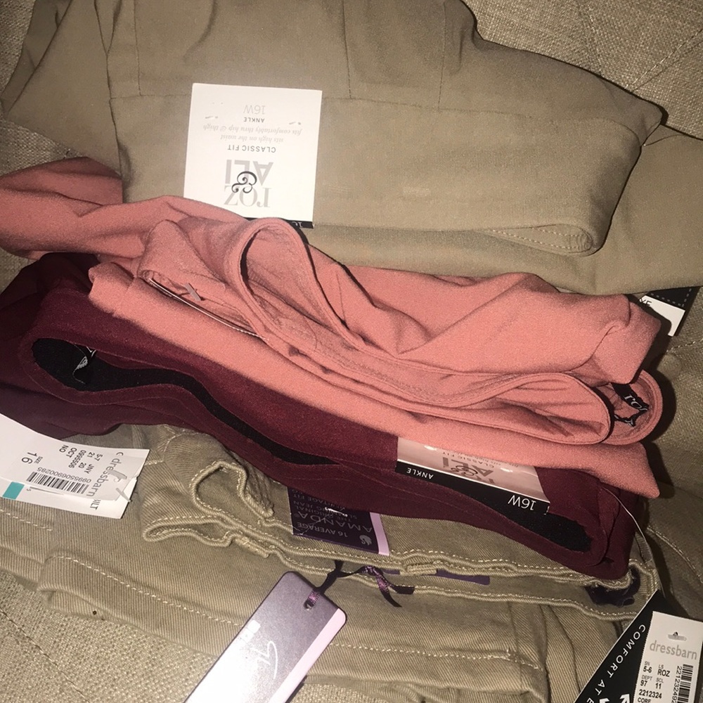 Roz Ali and Gloria Vanderbilt slack & Jeans sz 16
